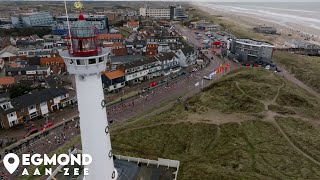 De halve marathon van Egmond 2024 vanuit de lucht [upl. by Jean]