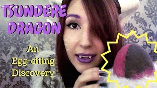 ASMR  DRAGON ROLEPLAY  Tsundere Dragon Girl Finds an Egg Tapping Scratching Humming [upl. by Yerrok]