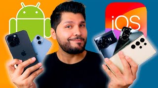 Android vs iOS ¿CUÁL es Mejor COMPRA en 2024 [upl. by Amoakuh]