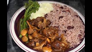 How To Make Perfect Rice and Peas Jamaican Cooking  Step By Step Recipe The Real Heavenly Bites [upl. by Nerine]