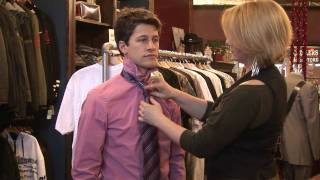 Mens Fashion Tips  How to Tie a Shirt Tie [upl. by Annemarie]