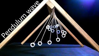 How To Make A Pendulum Wave Science Experiment  Physics Toy [upl. by Nye]