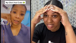 Client had CRABS Horror Wax Story Time Waxer Reaction Video [upl. by Gile]