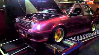 Malaysia Nissan Sunny B11 Dyno E15ET [upl. by Bluh]