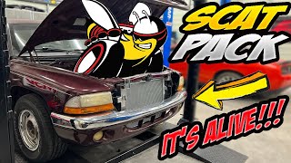 Building a Scat Pack 64L HEMI Dodge Dakota EP3 [upl. by Bamby]