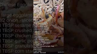 Eggplant Chinese recipe eggplantrecipe eggplant stirfriedeggplant baigan shortvideo [upl. by Chesna]