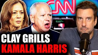 CNN Will NEVER Ask These TOUGH Question To Kamala Harris  OutKick The Show with Clay Travis [upl. by Ainod]