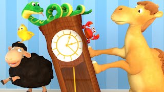 Hickory Dickory Dock 40  The camel went up the clock More Nursery Rhymes amp Kids Songs [upl. by Taylor]