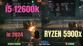 I5 12600k vs Ryzen 5900x in 2024 [upl. by Anetsirhc]