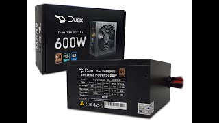 UNBOXING FONTE DUEX Fonte Duex DX 600FSE 80 Plus Modular 600W Bivolt [upl. by O'Meara]