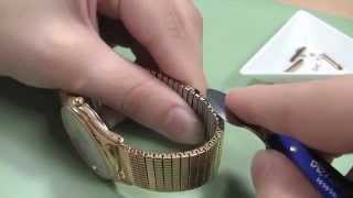 Watch Band Adjusting  How to Remove UClip Expansion Links [upl. by Juback]