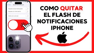 😱😉COMO QUITAR EL FLASH DE NOTIFICACIONES IPHONE😊 [upl. by Amre305]