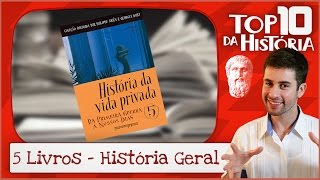 5 Livros para aprender História do Mundo [upl. by Aelat34]