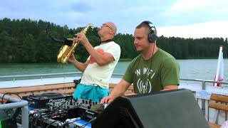 Infinity  Saxophone Live from Augustow City boat party [upl. by Medwin]