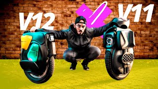 Inmotion V12 Vs V11  Best Electric Unicycle 2022 for beginners [upl. by Eninnaj]