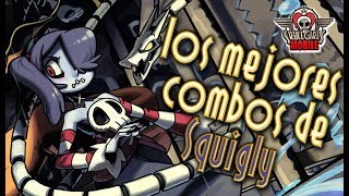 LOS MEJORES COMBOS DE SQUIGLY  Skullgirls Mobile iOS  Android con Drexo [upl. by Yelsna]