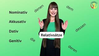 Alle Relativsätze in 7 Minuten  Dativ Akkusativ Genitiv 💪learngerman deutschlernen [upl. by Voltmer]