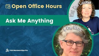 Ask Me Anything with Kim Coleman amp Kim White [upl. by Lehctim933]