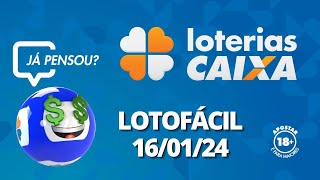 Resultado da Lotofácil  Concurso nº 3005  16012024 [upl. by Helsell]