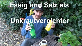 Unkrautvernichter selber herstellen Essig amp Salz erlaubt Warum ihr es lassen solltet Alternativen [upl. by Jaine]