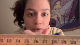 asmr • measuring  wiping your face clean [upl. by Donaghue]