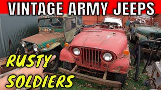 Vintage Army Jeeps M38 and M38A1 [upl. by Ahseyt652]