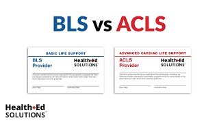 One Quick Question BLS vs ACLS [upl. by Marilin]