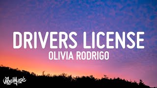 Olivia Rodrigo – drivers license Lyrics [upl. by Eelirrem109]