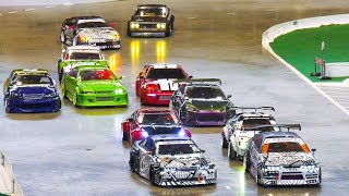 GREAT RC DRIFT CAR RACE MODELS IN PAIR COMPETITION  ModellTechnik Stuttgart 2017 [upl. by Stelmach]