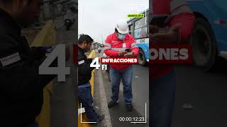 Operativo contra el transporte informal en la Panamericana Sur SJM NoMásInformalidad [upl. by Enimaj]