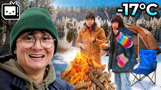 OFFLINETV SURVIVES WINTER CAMPING [upl. by Ainoval]