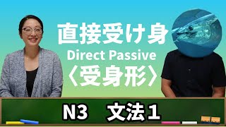 N3 Grammar 1 【JLPT】【受身形】【N3】【direct passive】 [upl. by Nnail]