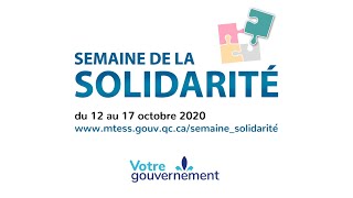 Semaine de la solidarité 2020 [upl. by Travus]