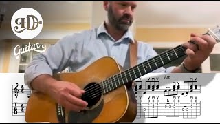 Shady Grove  Performed by Jonathan Barnes  Guitar Tab [upl. by Gelasias]