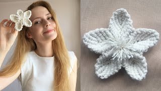 MAKROME ÇİÇEK YAPIMI  DIY Macrame Flower Tutorial [upl. by Sunderland895]