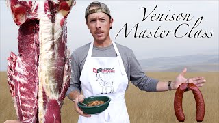 Venison Butchering amp Cooking Masterclass with 5 Star Chef [upl. by Dexter]