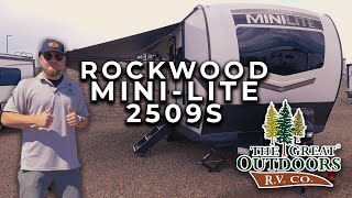 Lightweight Luxury Travel Trailer With Bunks  Rockwood MiniLite 2509S Best Trailers 2023 [upl. by Bunder860]