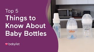 Top 5 Things to Know About Baby Bottles  Babylist [upl. by Aubine]