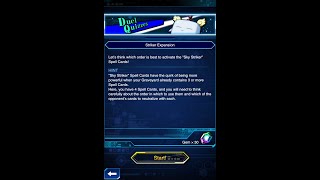 Yugioh Duel Links  Duel Quiz Striker Expansion [upl. by Aschim]