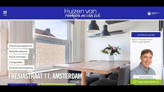 Te koop Fresiastraat 11 Amsterdam  Hoekstra en van Eck Makelaars  Méér Makelaar [upl. by Aranat248]