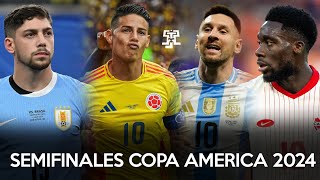 COLOMBIA VS URUGUAY  ARGENTINA VS CANADA  PREDICCION SEMIFINALES COPA AMERICA 2024 [upl. by Stubstad657]