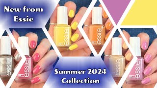 New Essie Summer 2024 Sol Searching Collection Review with lots of comparisons [upl. by Claudie]