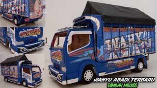 MEMBUAT MINIATUR TRUK WAHYU ABADI TERBARU 2023 DARI KARDUS  BISA OLENG [upl. by Faubion786]