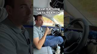 Mercedes Drive Pilot 95 in the SClass ⭐️ Legal SAE Level 3 driving 👨‍✈️ [upl. by Maritsa]