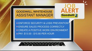 JOB ALERT Goodwill Industries of East Texas in Whitehouse needs an assistant manager [upl. by Ailhat]