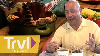 The BEST Street Food in Hong Kong  Bizarre Foods with Andrew Zimmern  Travel Channel [upl. by Codel]