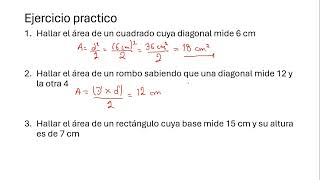 Calculo de área de paralelogramos [upl. by Wallraff]