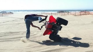 ATV four wheeling madness in Pismo Beach California [upl. by Melc857]