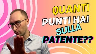 Quanti Punti Hai sulla Patente Controlla il Saldo Punti Patente Gratis da Casa [upl. by Christoper]