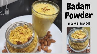 Homemade Badam Powder Recipe  Badam Milk Powder  Almond Milk Powder  Badam Milk Recipe in Tamil [upl. by Nereus]